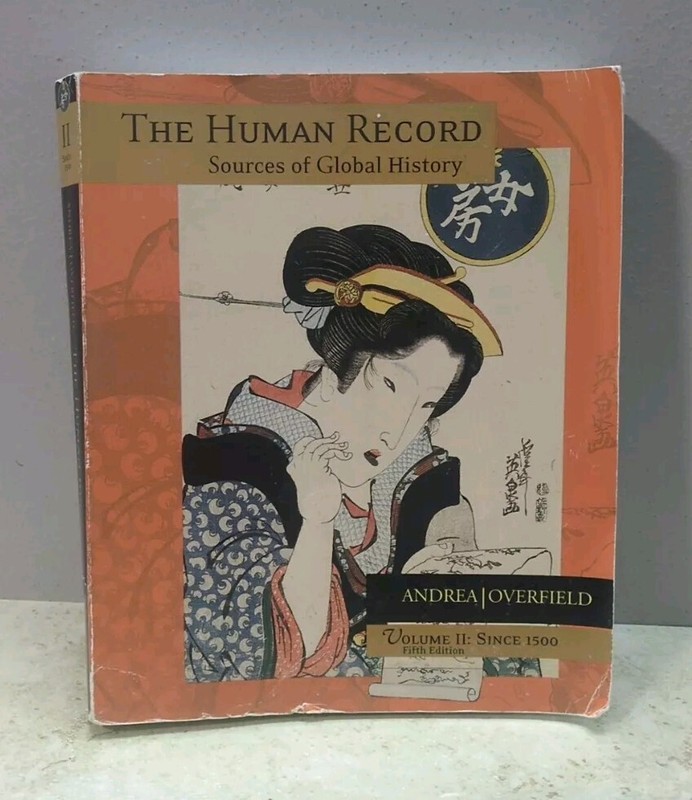 The Human Record Volume 2 by Alfred J Andrea