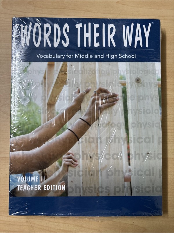 Words Their Way Vol 2 Vocabulary for Middle and High School Student + Teacher Ed