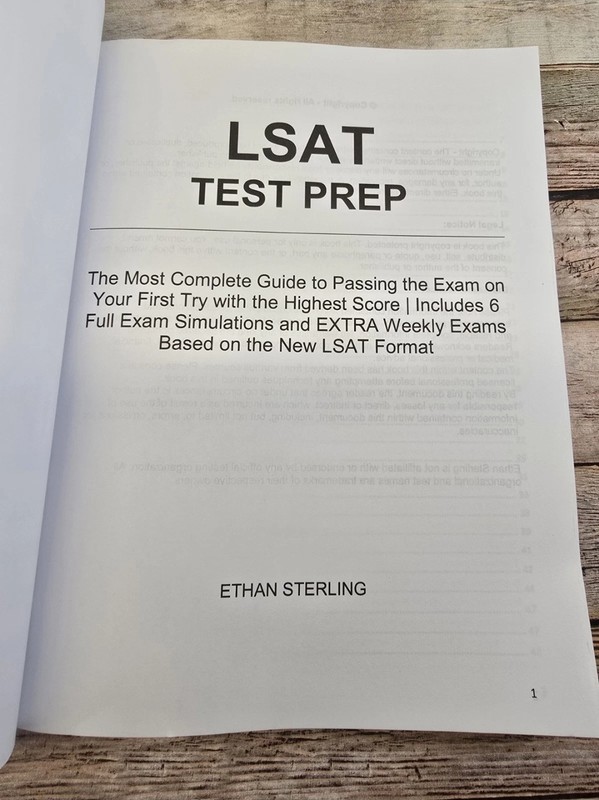 LSAT Test Prep 2025 Book The NEW Ethan sterling 6 Full practice test NEW gallery