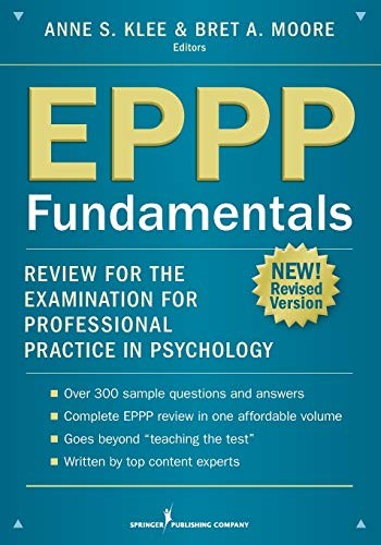 EPPP Fundamentals: Review for the Examination for Professional Practice i – GOOD