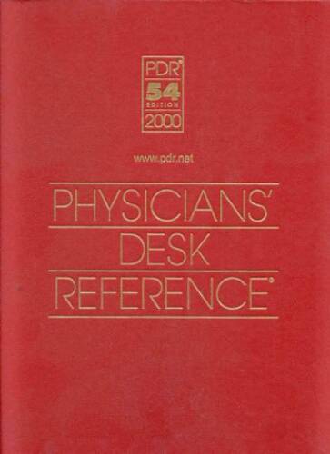Physicians Desk Reference 2000 (Physicians Desk Reference (Pdr)) – VERY GOOD