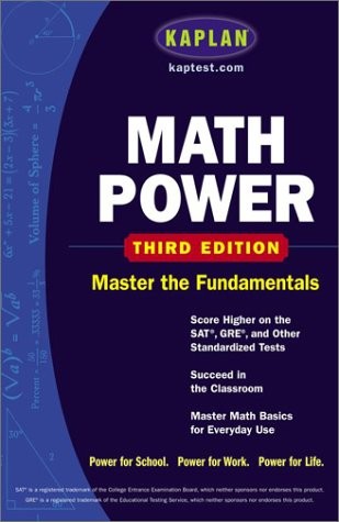 KAPLAN MATH POWER, THIRD EDITION: SCORE HIGHER ON THE SAT, **Mint Condition**