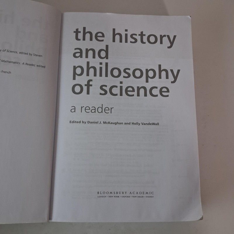 The History & Philosophy Of Science A Reader McKaughan VandeWall Brown PB 2018 gallery