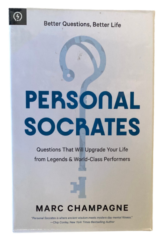 New PERSONAL SOCRATES Marc Champagne 1ST EDITION HARDCOVER 2021 Mental Fitness gallery