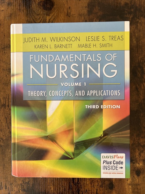 Fundamentals of Nursing Volume 1 Theory Concepts Applications Third Edition 3rd