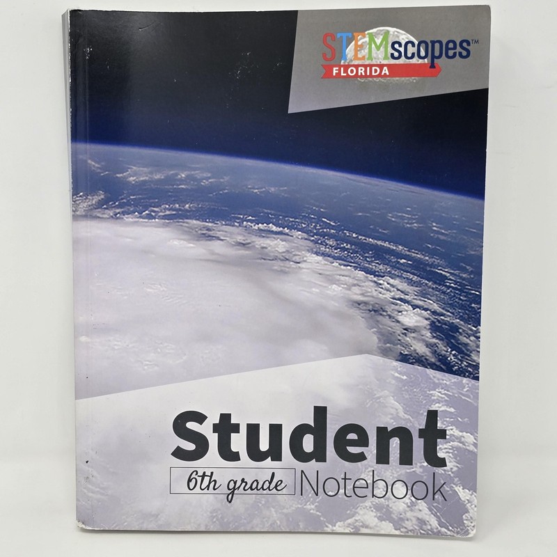 STEMscopes Florida Student Notebook 6th Grade Science Workbook Softcover Book