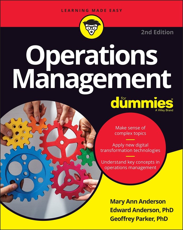 Operations Management For Dummies – paperback Anderson, Mary Ann|Parker, Geo…