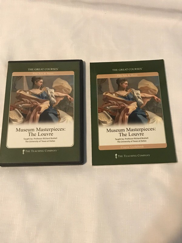 The Great Courses MUSEUM MASTERPIECES: THE LOUVRE 12 Lectures-2 DVDs & Guidebook