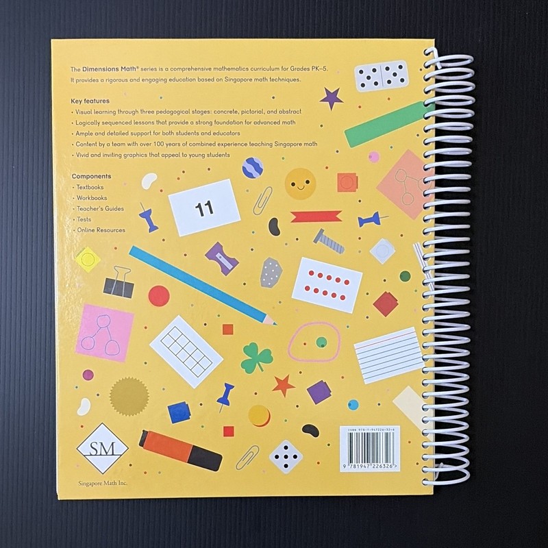 Singapore Math Dimensions Math 1A Teacher's Guide Spiral Illustrated 2017 gallery