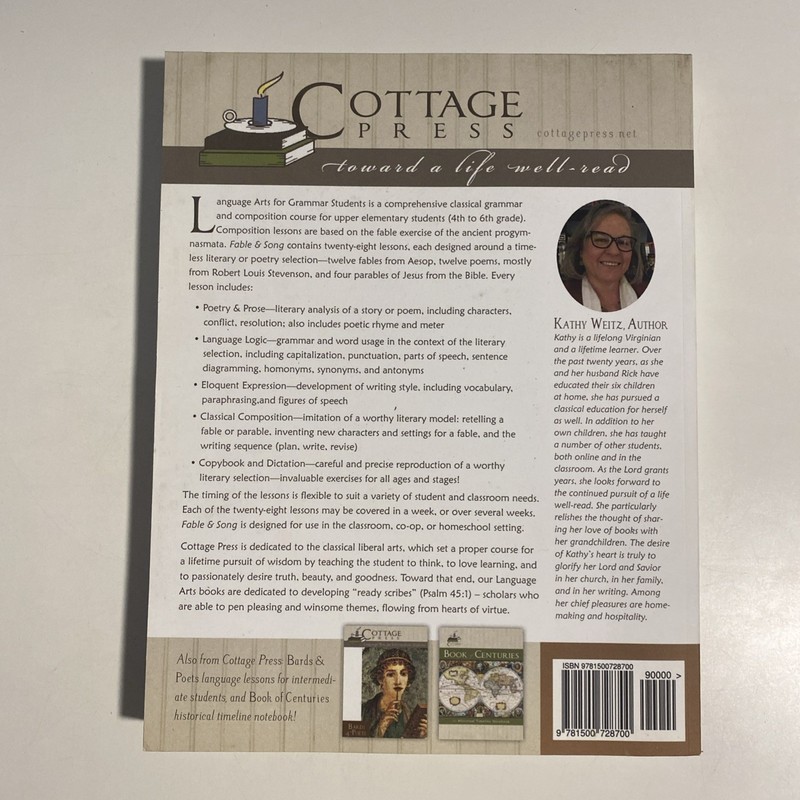 Cottage Press, Fable & Song Student Book gallery