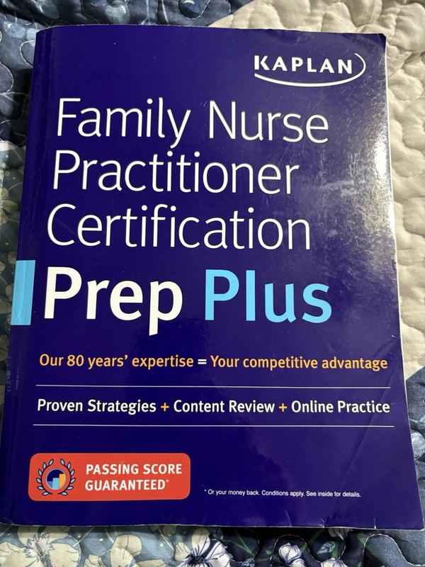 Kaplan Family Nurse Practitioner Certification Prep Plus (2019, Trade Paperback)