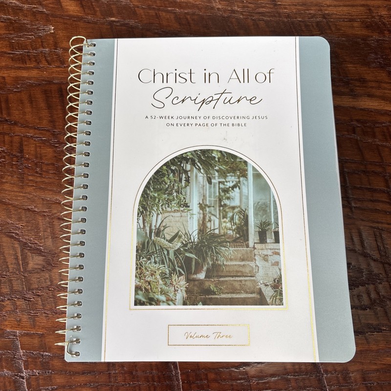 The Daily Grace Co «Christ In All Of Scripture» Volume 3 Spiral Bound Workbook