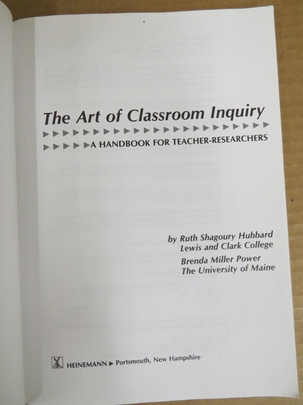 The Art of Classroom Inquiry: A Handbook for Teacher Researchers Ruth Shagoury gallery