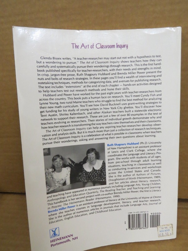 The Art of Classroom Inquiry: A Handbook for Teacher Researchers Ruth Shagoury gallery