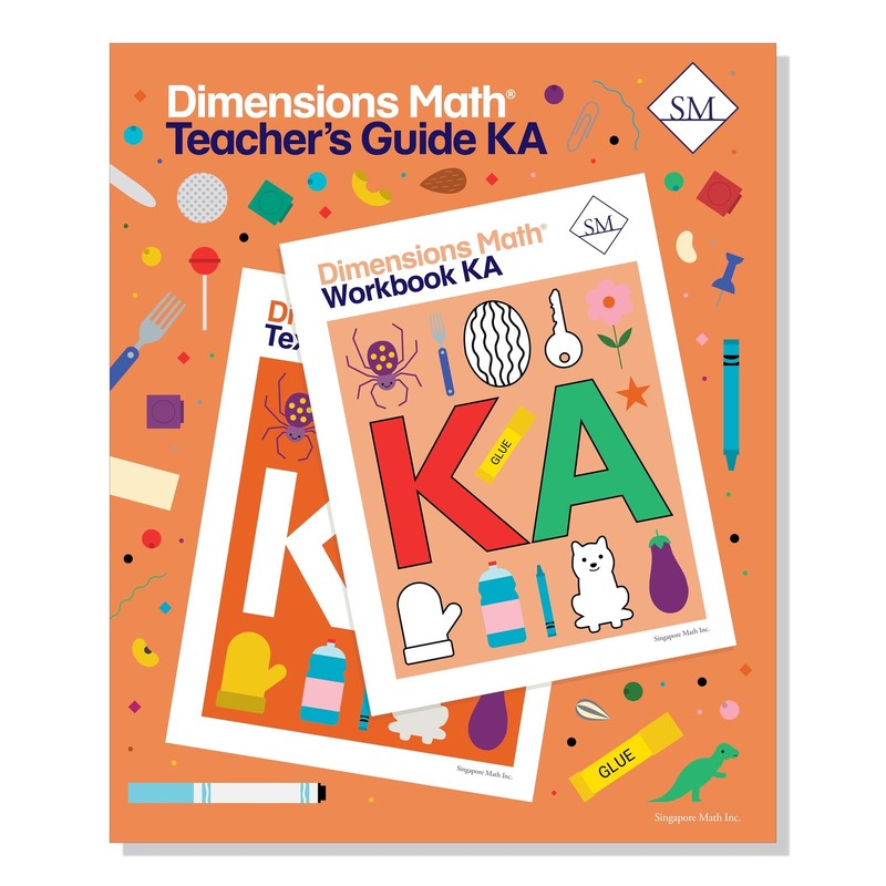 Dimensions Math Teacher’s Guide KA | Singapore Math Inc. [Spiral-bound] [Spi…
