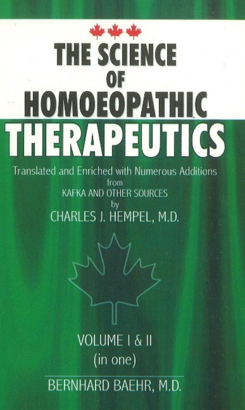 Science of Homoeopathic Therapeutics: Volumes I & II in One Volume by B. Jain Pu