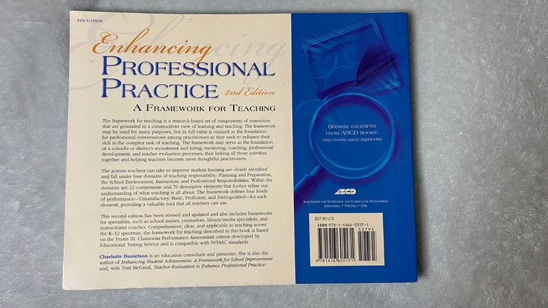 Enhancing Professional Practice: A Framework for Teaching, 2nd Editi Acceptable gallery