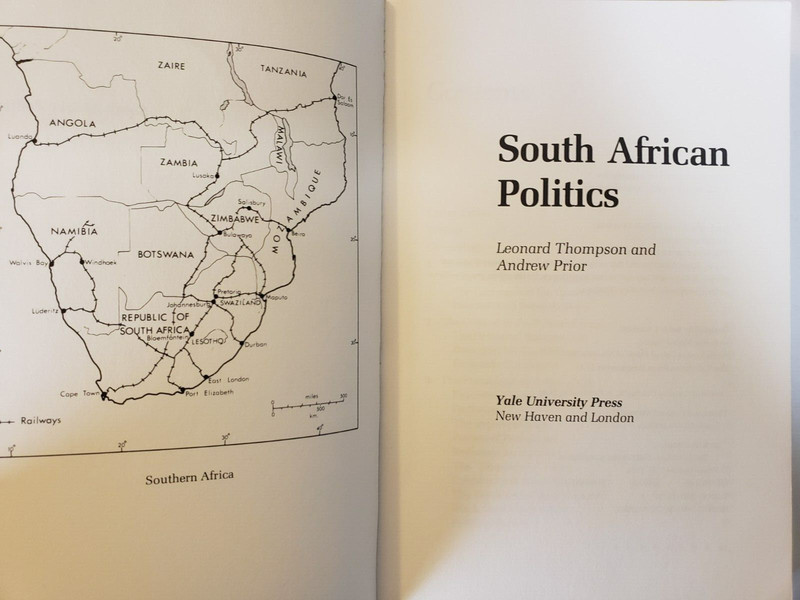 South African Politics by Andrew Prior & Leonard Thompson, 1982 Trade Paperback gallery