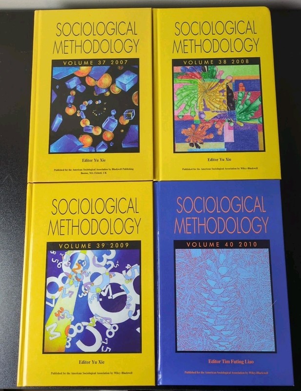 Lot Of 4 Sociological Methodology Volume 37-40 (2007-2010) Editor Yu Xie