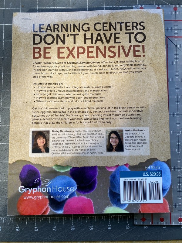 Thrifty Teacher's Guide to Creative Learning Centers by Shelley Nicholson (2017) gallery