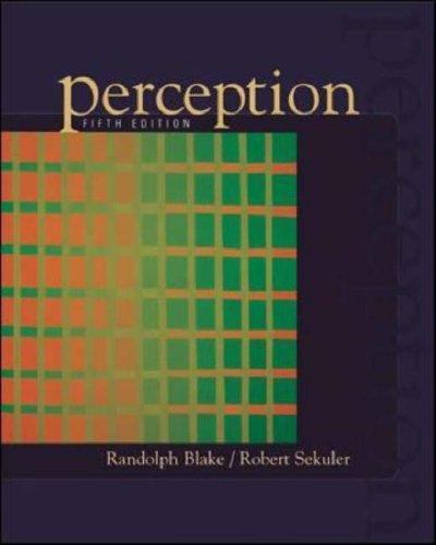Perception by Randolph Blake; Robert Sekuler
