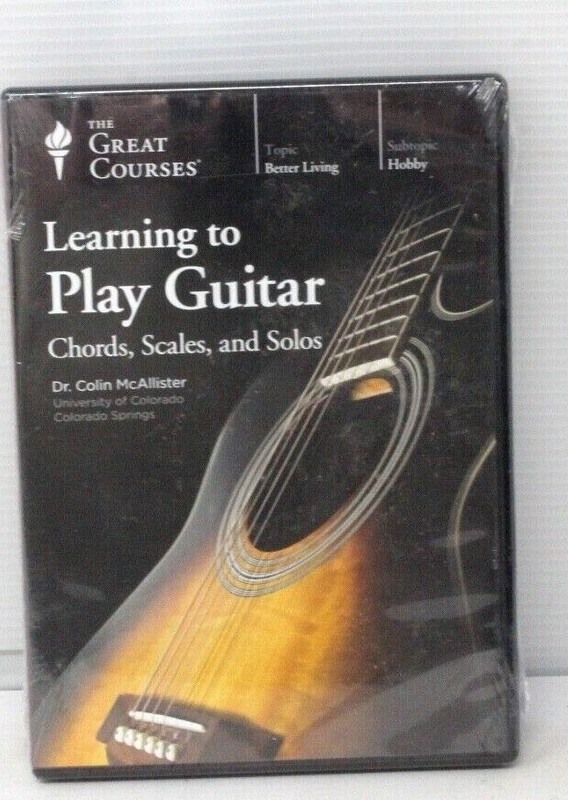 The Great Courses: Learning to Play Guitar (4 DVD Set) – NEW