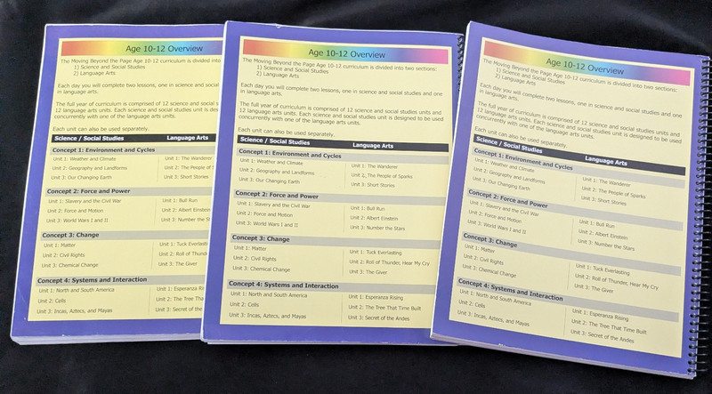 Moving Beyond the Page Ages 10-12 Unused Lot 3 books Social Studies Science gallery
