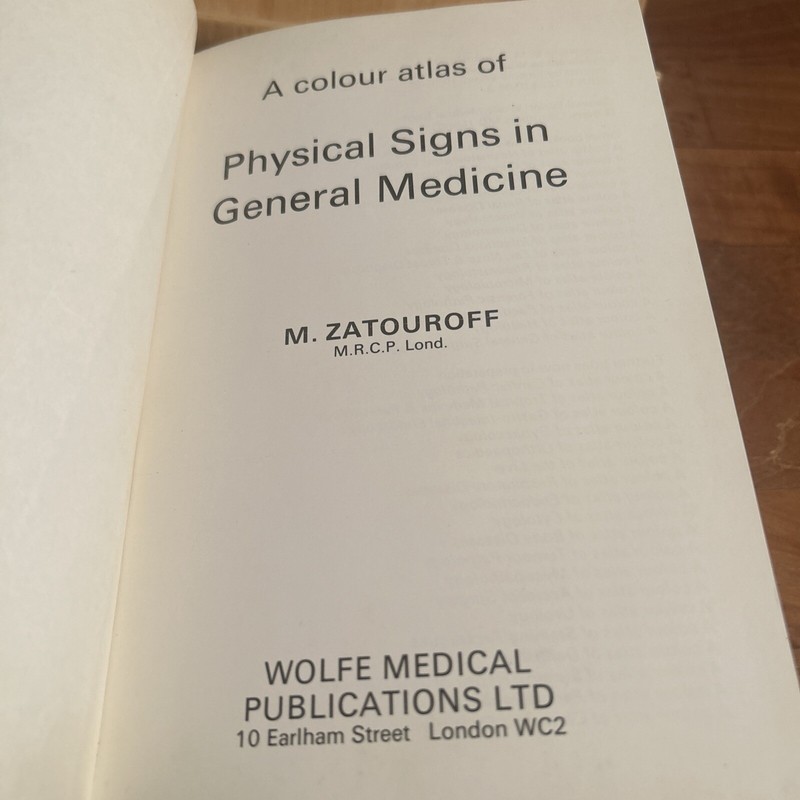 Physical Signs In General Medicine Wolfe Medical Atlases 1976 (R5.3) gallery