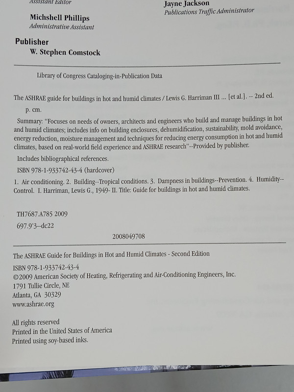 Harriman & Lstiburek ASHRAE GUIDE FOR BUILDINGS IN HOT & HUMID CLIMATES 2009 gallery