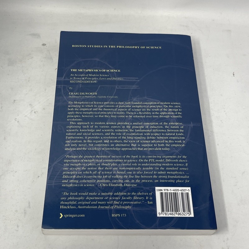 The Metaphysics of Science: An Account of Modern Science in Terms of Princip... gallery