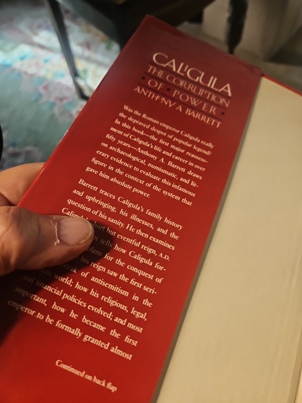 Caligula The Corruption of Power Anthony Barrett 1990 Hardcover Rome HC DJ VG C3 gallery