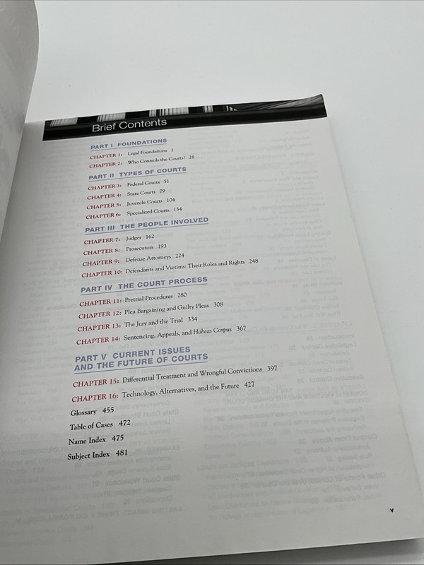 Courts and Criminal Justice in America 2nd Edition Paperback CK gallery