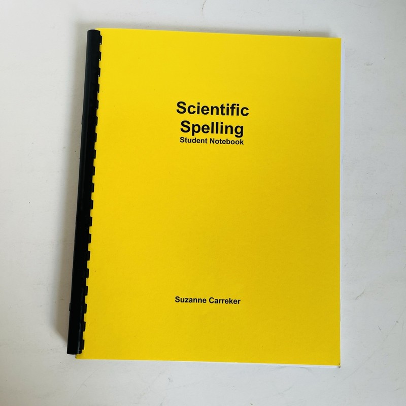 Scientific Spelling Student Notebook Suzanne Carreker Neuhaus Dyslexia Unused