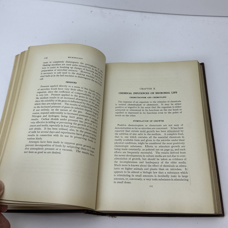 Textbook of General Microbiology Ward Glitner 1928 Michigan State College Prof gallery