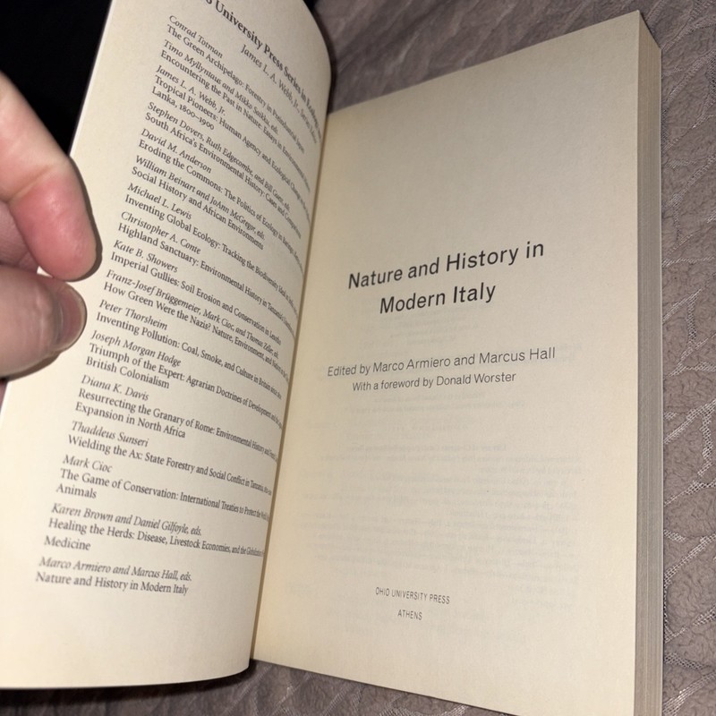 Ecology and History Ser.: Nature and History in Modern Italy by Marcus Hall... gallery