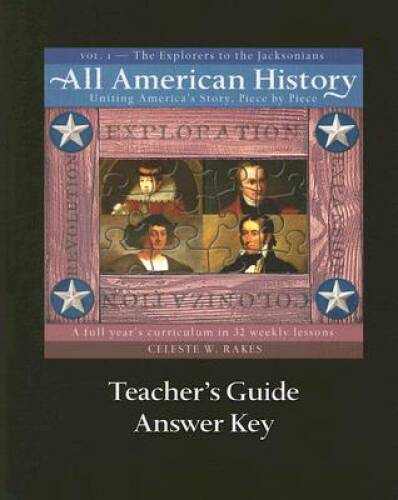 All American History: Teacher’s Guide and Answer Key, Vol. 1 – Paperback – GOOD