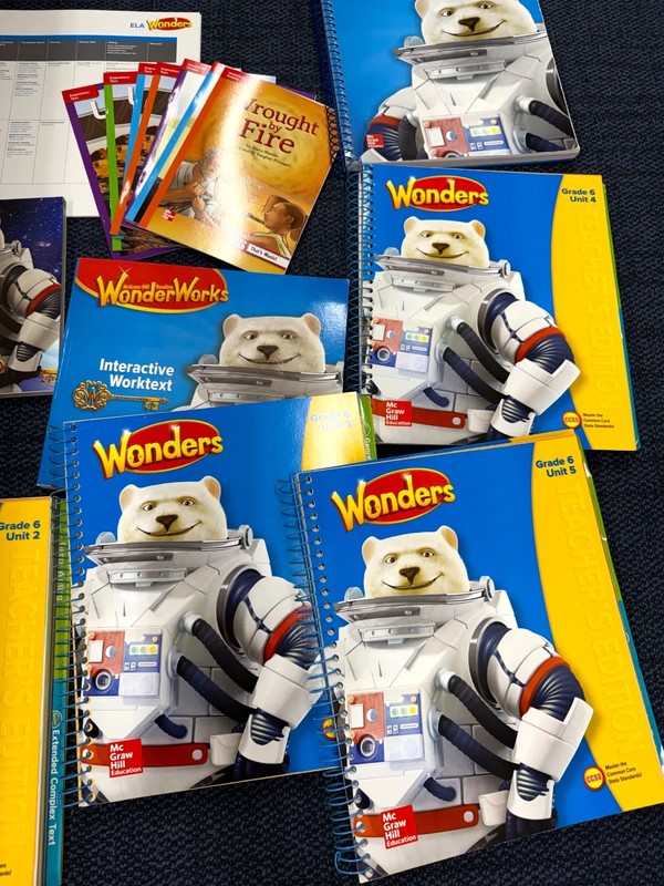 McGraw Hill Wonders Grade 6 Teacher's Editions Units 1-5 & Many Other Books gallery