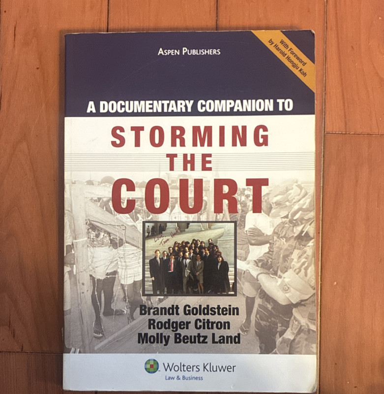 Wolters Kluwer A Documentary Companion to Storming the Court Paperback Law Gold…