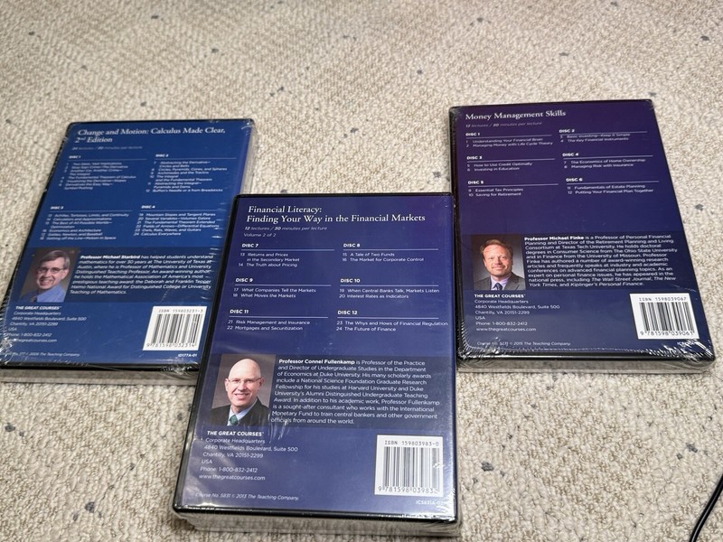 The Great Courses Finance And Calculus Bundle: Includes 7 Books And DVDs gallery