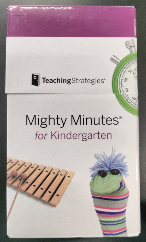 Teaching Strategies Mighty Minutes for Kindergarten Activity Cards — Incomplete