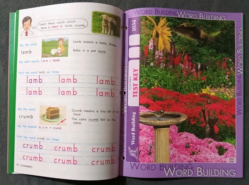 ACE School Of Tomorrow - Word Building Paces - Score Key 1034 ***NEW*** gallery