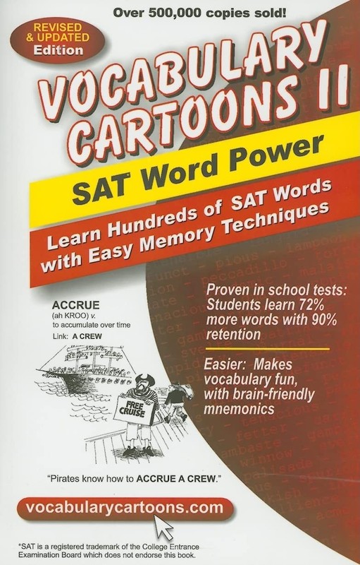 Vocabulary Cartoons II: SAT Word Power – paperback Burchers, Sam|Burchers, B…