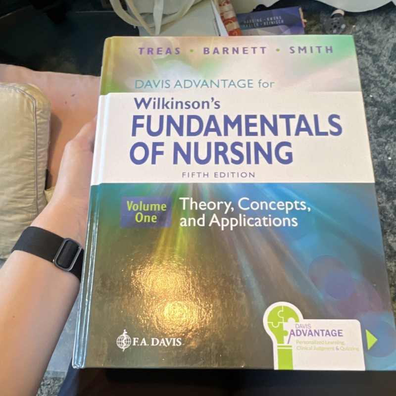 F.A. Davis Fundamentals of Nursing 5th Ed Vol 1 & 2 Treas Barnett Smith