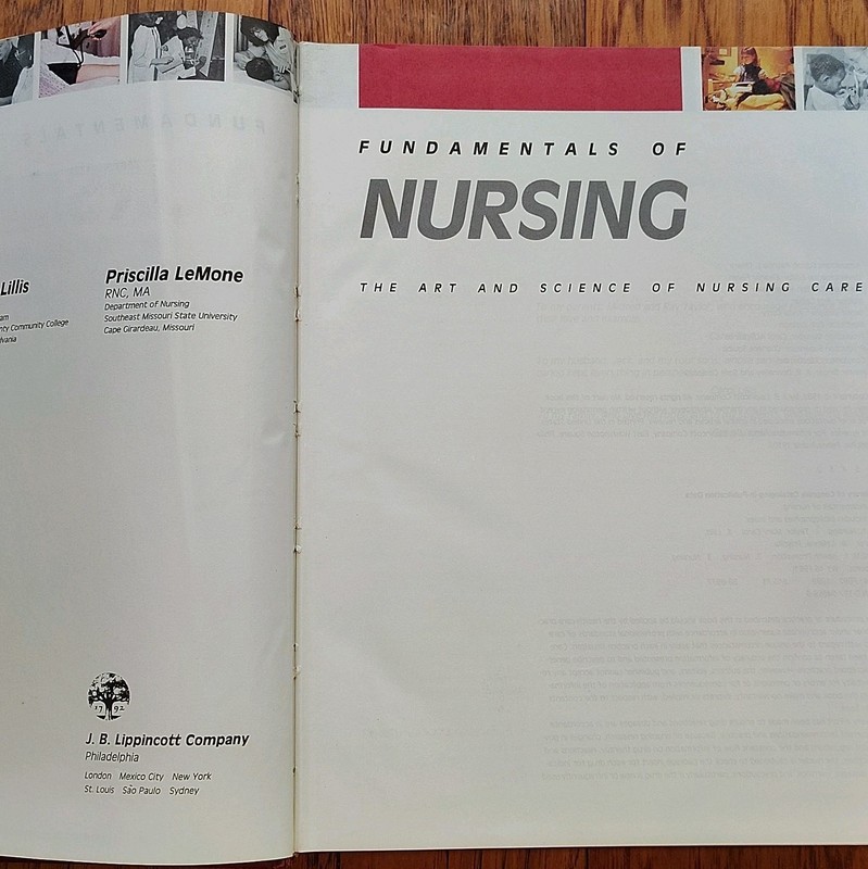 Fundamentals of Nursing: The Art and Science of Nursing Care Textbook 1989 gallery