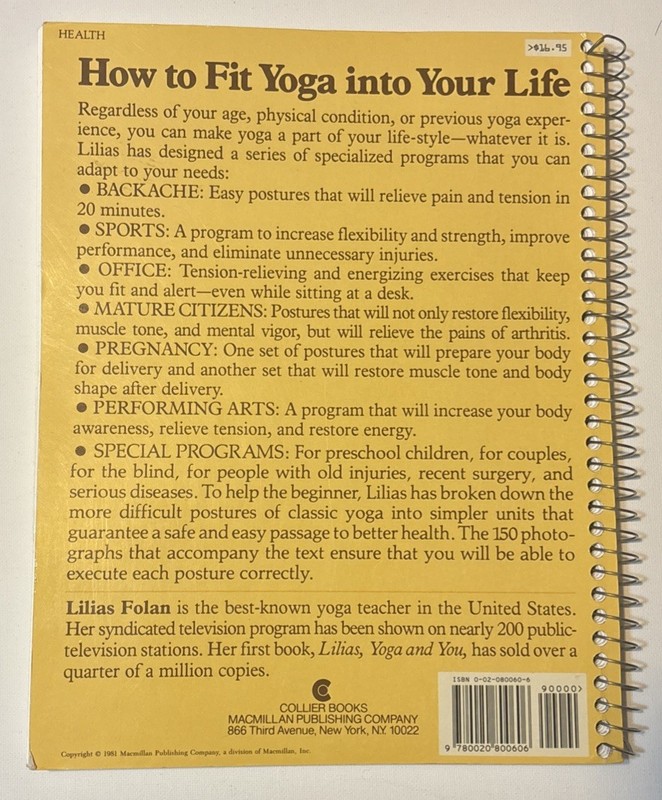 Lilias, Yoga, and Your Life - Plastic Comb By Lilas M Folan Very Good 1st Ed gallery