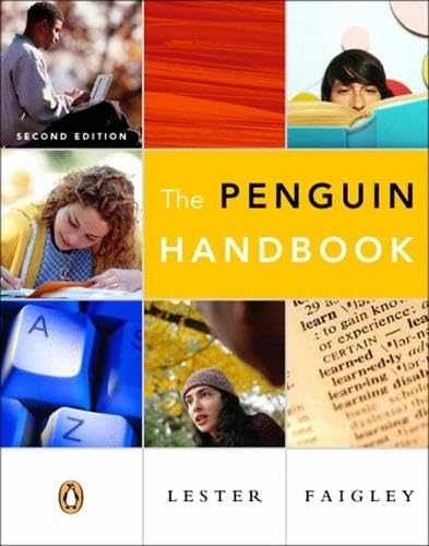 The Penguin Handbook, 2nd Edition – Paperback, by Faigley Lester – Acceptable n
