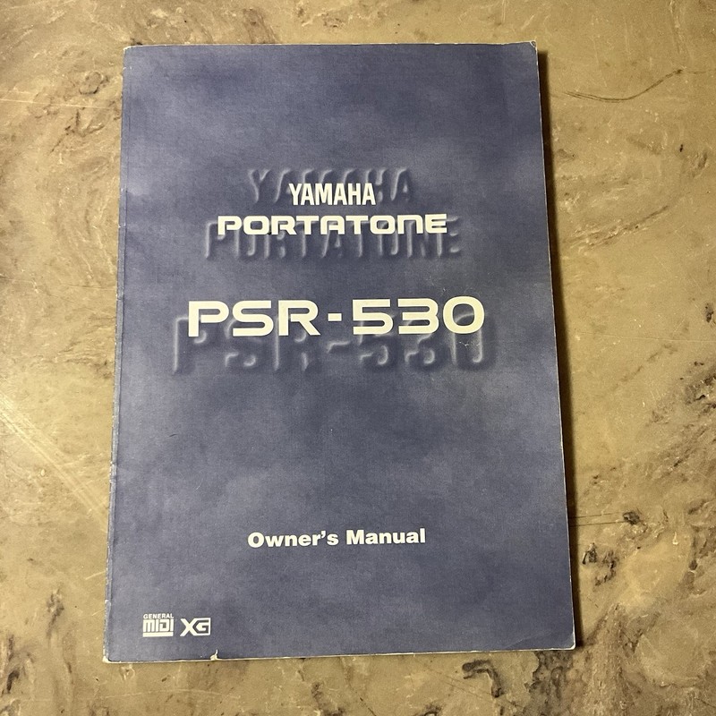 Yamaha PSR-530 Instruction Manual: 125 Pages