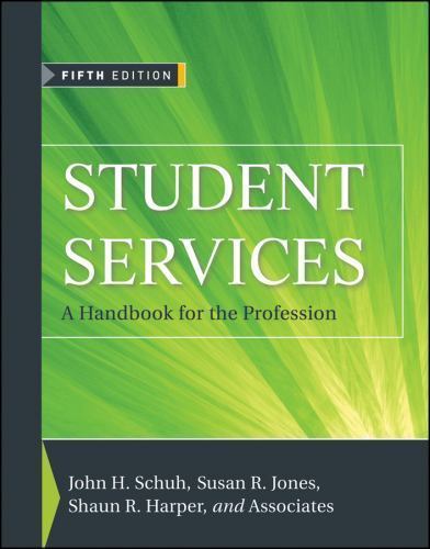 Student Services: A Handbook for – John H Editor Schuh, 9780470454985, hardcover
