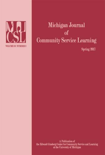 Michigan Journal of Community Service Learning : Volume 23 Number 2 – Spring …