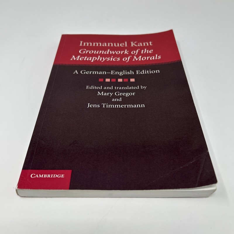Immanuel Kant: Groundwork of the Metaphysics of Morals: A German-English Edition gallery